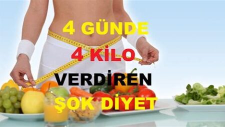 Sağlıklı Kilo Vermek İçin Diyet Listesi